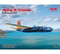Maquette Avion Back Jd-1d Invader U.s. Navy Utility Aircraft Icm 48287 1/48ème M