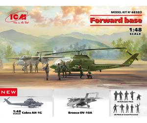 (ICM48303) - ICM Ltd Ed 1:48 - Cobra AH-1G and Bronco OV-10A w/figures