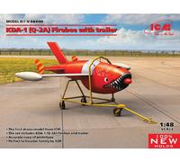 ICM 48400 MAQUETTE Q-2A (KDA-1) FIREBEE WITH TRAILER (1 AIRPLANE AND TRAILER) 1/