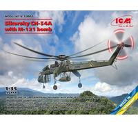 ICM Hélicoptère Sikorsky CH-54A 1:35 avec Bombe M-121