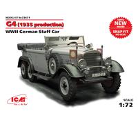 (ICM72471) - ICM 1:72 - G4 (1935), WWII German Staff Car (snap fit)