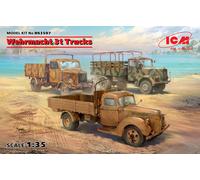 ICM ICMDS3507 Diorama 1:35-Wehrmacht 3t Camions