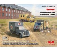 ICM - Maquette Camion 'sankas' Wwii Wehrmacht Ambulance Trucks |icm|ds3523| 1:35 Maquette Char Promo - Ref : 14995