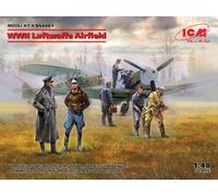 (ICMDS4801) - ICM 1:48 - WWII Luftwaffe Airfield (2 Aircraft & Pilots)