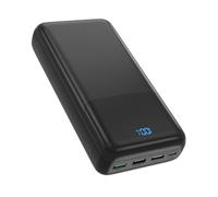 Icmilk Batterie Externe 50000mAh, Power Bank 30W Charge Rapide, Chargeur Portable USB-C avec 4 Sorties & 2 Entrées, Écran LED, Batterie Externe Compatible avec iPhone, Android, etc