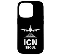 ICN Airport Seoul, Avion en Corée du Sud atterrissant sur Piste Coque pour iPhone 14 Pro