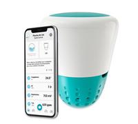 ICO Pool V2 Sel - Analyseur d'eau électronique pour piscines traitées au sel - Mesures toutes les heures pH, ORP, TDS et température de l'eau - Conseils sur votre smartphone