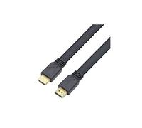 Techly Câble HDMI 2.0 Haute Vitesse Avec Ethernet A/A M/M Plat 0,5m