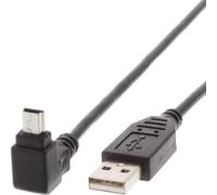 Câble USB USB 2.0 USB-A mâle, USB-Mini-A mâle 1.80 m noir