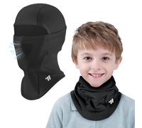 ICOCOPRO Cagoule Enfant Hiver, Cagoule d'hiver Chaude pour Enfant, Coupe-Vent, Masque de Ski, pour Garçons et Filles, Taille Unique