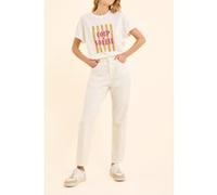 ICode Off-white Boyfit Jeans Elise Off-white Taille: W26 | Pantalons de costume Outlet | Femme | Blanc