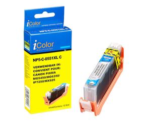 iColor Cartouche compatible Canon CLI-551C XL - Cyan