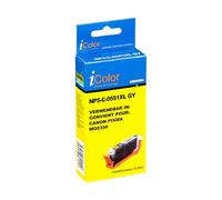 iColor Cartouche compatible Canon CLI-551GY XL - Gris