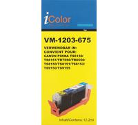 iColor Cartouche compatible Canon CLI-581C - Cyan