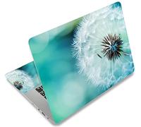 icolor Film de protection autocollant en vinyle pour ordinateur portable 13", 13,3", 14", 15", 15,4", 15,6", 15,6", film de protection autocollant décoratif (pissenlit)