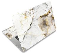 icolor Finest Folia Film de protection autocollant en vinyle pour ordinateur portable 13", 13,3", 14", 15", 15,4", 15,6", 15,6" (marbre doré)