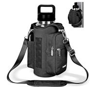 icolor Gym Sac Magnétique pour Sport - Bouteille d’Eau - Sac à Bandoulière avec Compartiments pour Téléphone pour Homme et Femme - Support Magnétique pour Bouteille avec Bandoulière pour la Salle de