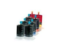 iColor Kit de recharge compatible HP pour cartouches d'imprimantes, CMJN