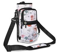 icolor Sac de transport pour bouteille d'eau, avec bandoulière réglable, porte-bouteille avec poches pour téléphone, pour hommes et femmes, Watercolor, 32oz(About1000ml)