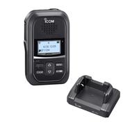 ICOM IP110H + socle BC-257 Radio portable wifi sans licence avec haut-parleur 1000mW, fonctions PTI, Bluetooth et sécurité WPA2-Enterprise, conçue