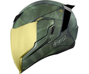 Icon Airflite Battlescar 2, casque intégral S Vert Vert
