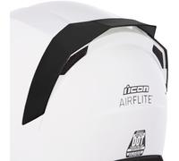 Icon Airflite Becquet arrière mat, noir pour homme