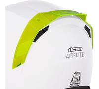 Icon Airflite Dayglow Neon Aileron arrière, Jaune néon, Taille unique