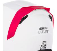 Icon Airflite Dayglow Neon Aileron arrière, Rouge néon, Taille unique