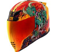 Icon Airflite Mips Blegh, casque intégral L Rouge/Jaune/Vert Rouge/Jaune/Vert