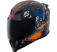 Icon Airflite Trick or Street 4, casque intégral S Noir/Gris/Bleu/Rouge Noir/Gris/Bleu/Rouge