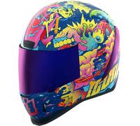 Icon Airform MIPS Scatterbrain, casque intégral M Jaune/Bleu/Fuchsia Jaune/Bleu/Fuchsia