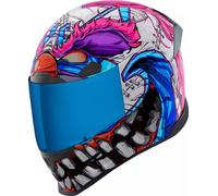 Icon Airframe Pro Krazy Klown 2, casque intégral S Blanc/Fuchsia/Bleu/Noir Blanc/Fuchsia/Bleu/Noir