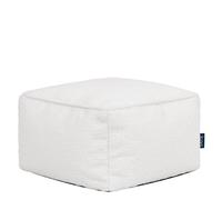 Icon Amara Bouclé Tabouret Pouf avec Remplissage, Crème