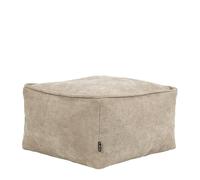 Icon Amara Tabouret Chenille, Pouf Repose Pieds avec Remplissage, Tabouret Pouf, Meuble Salon, Decoration Chambre, Beige