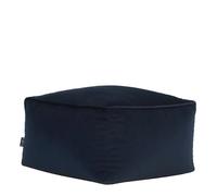 Icon Amara Tabouret Velours, Pouf Repose Pieds avec Remplissage, Tabouret Pouf, Meuble Salon, Decoration Chambre, Bleu Minuit