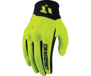 Icon Anthem 2 Gants de moto, Jaune néon, Taille 3XL