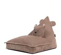 Icon Bertie Our Pouf Enfant, Fauteuil Velours Côtelé, Pouf Poire avec Remplissage, Chaise Enfant, Fauteuil Chambre, Meuble Chambre, Meuble Salon, Brun