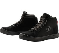 Icon Carga Chaussures de moto, noir, taille 44 pour homme
