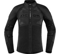 Icon Contra 2 Veste textile femme moto, noir, Taille 3XL