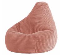 Icon Dalton Enfant Pouf Velours Côtelé avec Remplissage, Rose