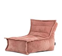 Icon Dolce Pouf Enfant, Fauteuil Velours Côtelé, Pouf Poire avec Remplissage, Chaise Enfant, Fauteuil Chambre, Meuble Chambre, Meuble Salon, Rose