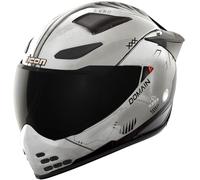 Icon Domain Future Proof, casque intégral S Gris/Noir/Blanc Gris/Noir/Blanc