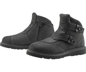 Icon El Bajo 2 Chaussures de moto, noir, Taille 45