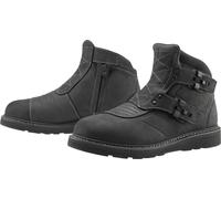 Icon El Bajo 2 Chaussures de moto, noir, Taille 48,5