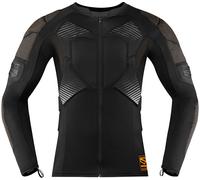 Icon Field Armor, veste protectrice XXL Noir Noir