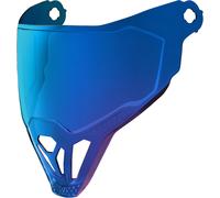 Icon ForceShield 22.06 Visière en miroir, Bleu iridium, Taille unique