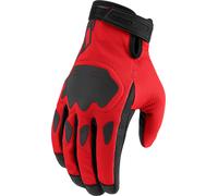 Icon Hooligan CE, gants XL Rouge/Noir Rouge/Noir