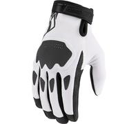 Icon Hooligan CE, gants XXL Blanc/Noir Blanc/Noir