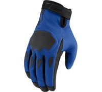 Icon Hooligan CE, gants XXL Bleu/Noir Bleu/Noir