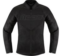 Icon Hooligan Moto Textile Veste Dames, noir, Taille M